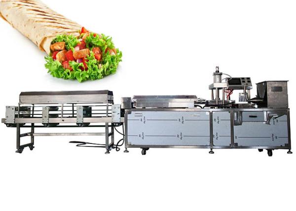 Máquina automática para fazer tortilhas Linha de produção de roti elétrica para venda