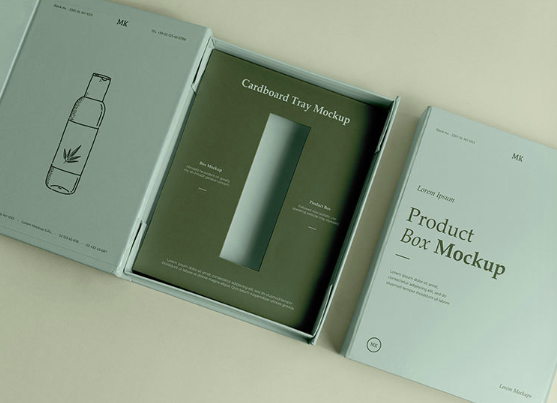 Caja de regalo premium con tapa Cielo Tierra, embalaje de lujo, impresión de logotipo personalizado, caja de presentación de cosméticos y joyas