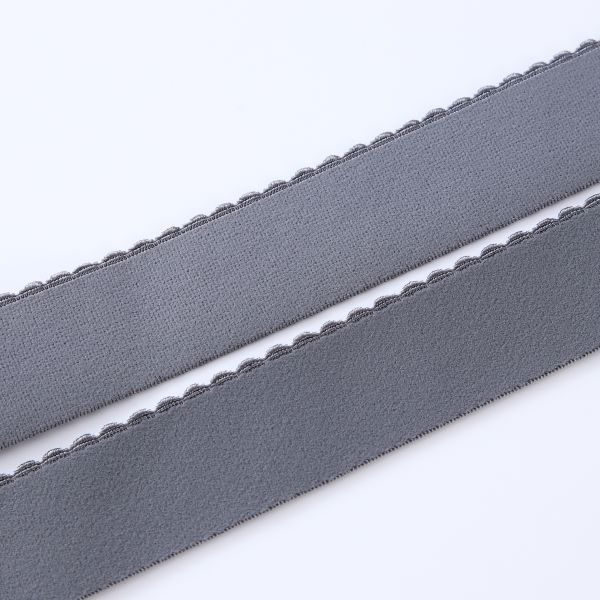 Factory customized logo Knitted Nylon Spandex elastic Band webing tape strap for underwear bra
