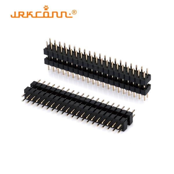 Mecanizado 180 grados 2,54 mm Cabeza de alfiler de extremo fila doble Cabeza de extremo femenina Tipo de inmersión