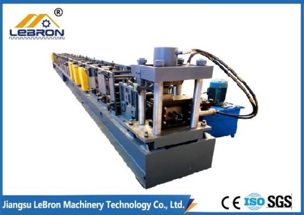 Making Warehouse Supermaket Pallet storage rack roll forming machine wtih manual decoiler