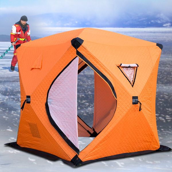 High Quality Pop-Up Camp Sauna Tent Portable Folding Insulated Winter Fishing Tent for Hiking and Camping Extra Large Size