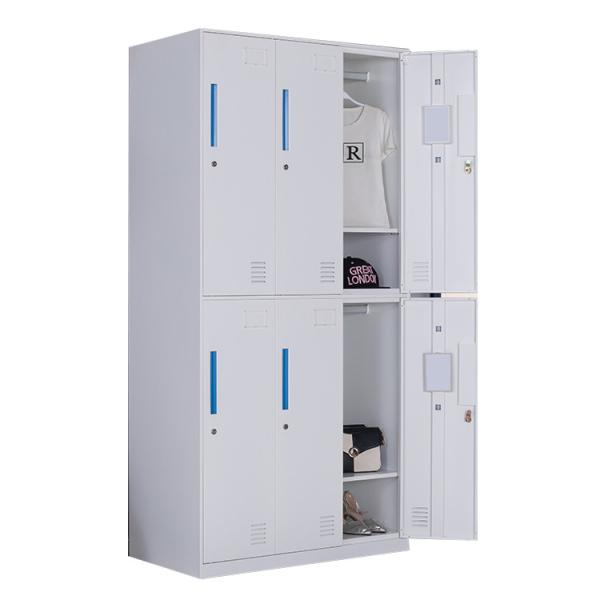 Powder Coating Metal Steel Locker 6 Door or 4 Door Office Furniture