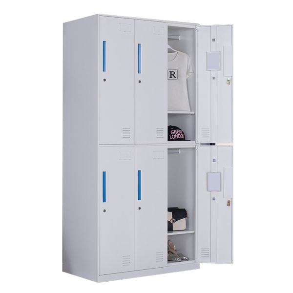 Powder Coating Metal Steel Locker 6 Door or 4 Door Office Furniture
