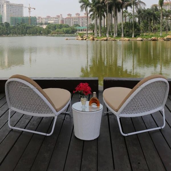 Outdoor Furniture Balcony Leisure Recline Rattan Chair Beach Lounger Swimming Pool Sun Loungers