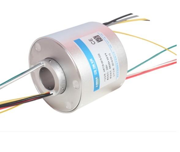 12 Circuits ID 12.7mm Through Bore Slip Ring With 10 Amps Per Circuit