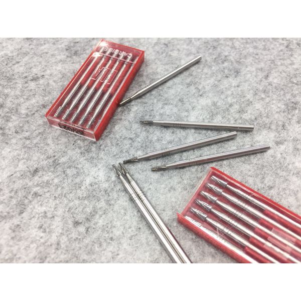 Polishing Tungsten Carbide Bur , Dental Carbide Rotary Burr 2.35mm Shank