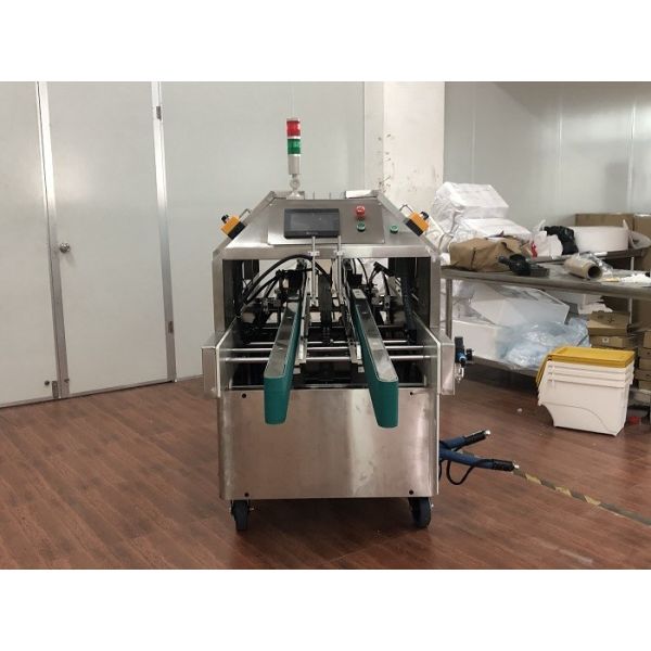 Semi Automatic 3.2KW Stainless Steel Psa Glue Sealing Machine For Makeup Boxes