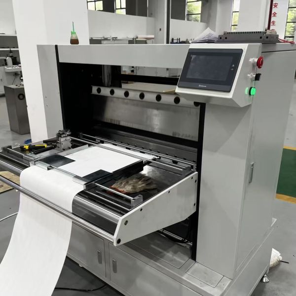 Máquina plegadora de filtros HEPA de alta eficiencia de medio a primario, 1 m