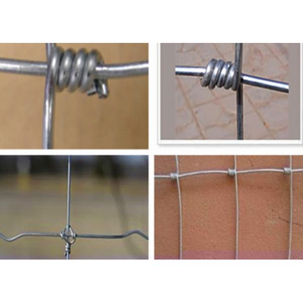 Grassland Cattle Wire Fence Panels Woven Type For Livestock , 0.8m-2m Height