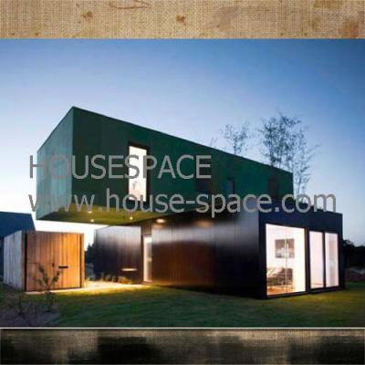 Casa viva impermeável do recipiente da casa pré-fabricada com transporte fácil da armação de aço para o hotel