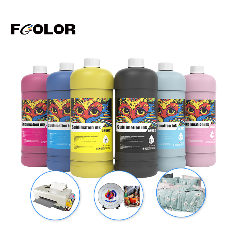 FCOLOR Tinta Sublim Terbaik for Epson L1800 L1300 L800 L801 L805 L810 Sublimation Ink