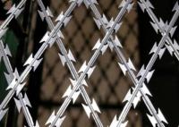 Bto-22 Y Pillar Razor Barbed Wire Galvanized Concertina Airport / Prison 10kg Per Coil