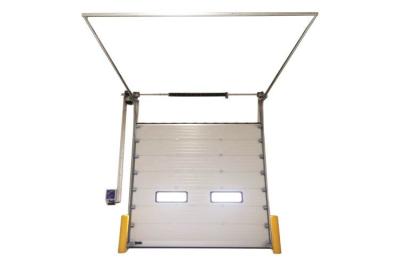 PVC Viewing Window Galvanized Steel Security Door , Exterior Automatic Security Door