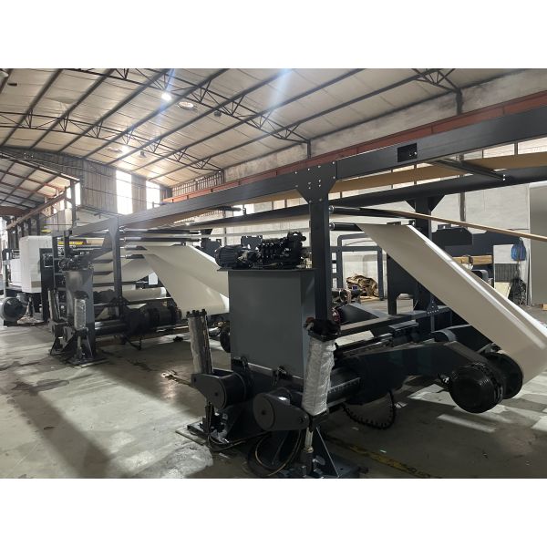 JIGUO ZWC-1400-6 Paper Sheeter Cutter Machine, Reference weight of cutting paper:50-500g/m2,Max.Diameter of paper:1650mm(65〃)Max,Maximum cutting speed:300cuts/min
