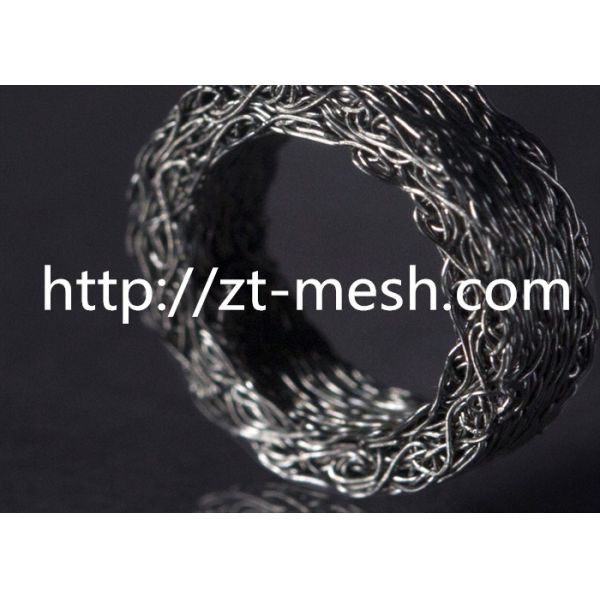 Stainless Steel Compressed Knitted Wire Mesh 60*41*25.6mm OEM