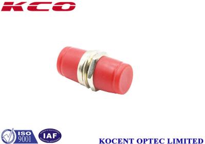 Red Fibre Optic Adapter FC Metallic Big D Hole , Testing Wavelength 1310nm