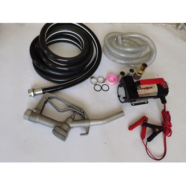 Fuel Pump Kit CE Certificate 220v Portable Diesel Transfer Pump With Flow Meter