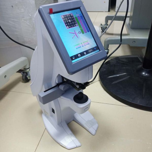 Оптически отборочное испытание UV&Anti сине--ray&luminousness CL-300 касания Lensometer 5.6inch TFT LCD