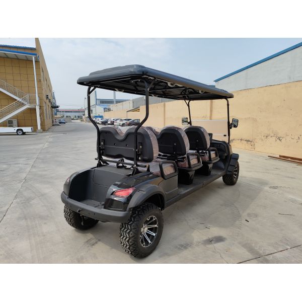 Fast Acceleration EV Golf Cart Safety Braking System UV-resistant Canopy CE Certified