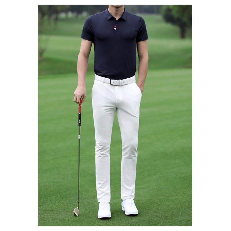 Men's Summer Golf Short Sleeve T-Shirt, Breathable Quick Dry Functional Fabric Golf Apparel