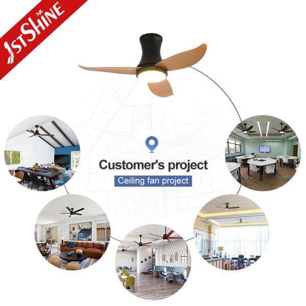 36-inch Fancy Design LED Ceiling Fan with Low Profile ABS Blades and ETL Certification