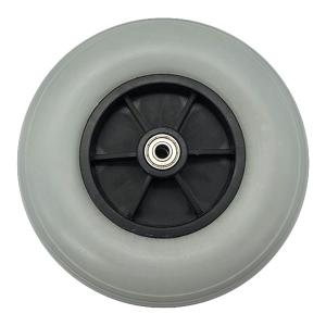 Disabled PU Foam Solid Flat 8 Inch 200mm Wheelchair Caster Wheels