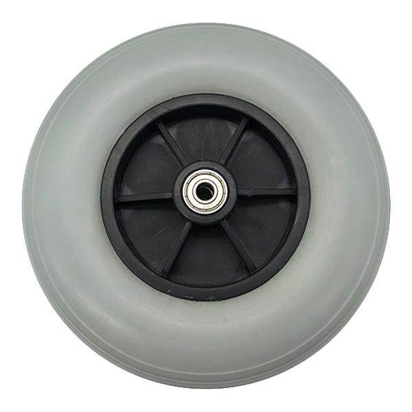 PU Foam Long Life  Non Toxic 8 Inch Wheelchair Caster Wheels