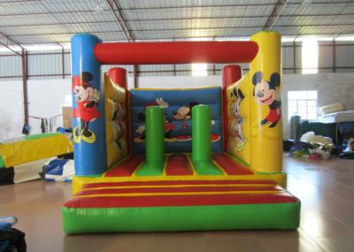 Casa de salto inflável do mickey tamanho pequeno PVC inflável segurança do jardim de infância mini tamanho inflável inflável