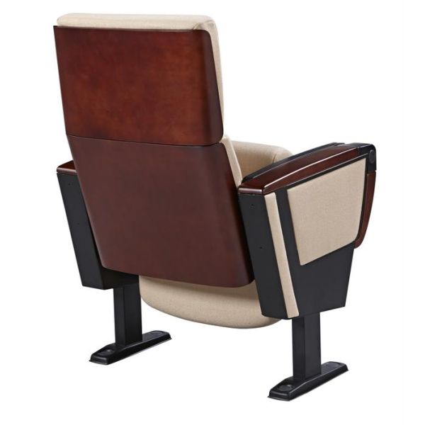 Metal Framework Auditorium Church Hall Chairs Wooden Outback ABS Writing Table