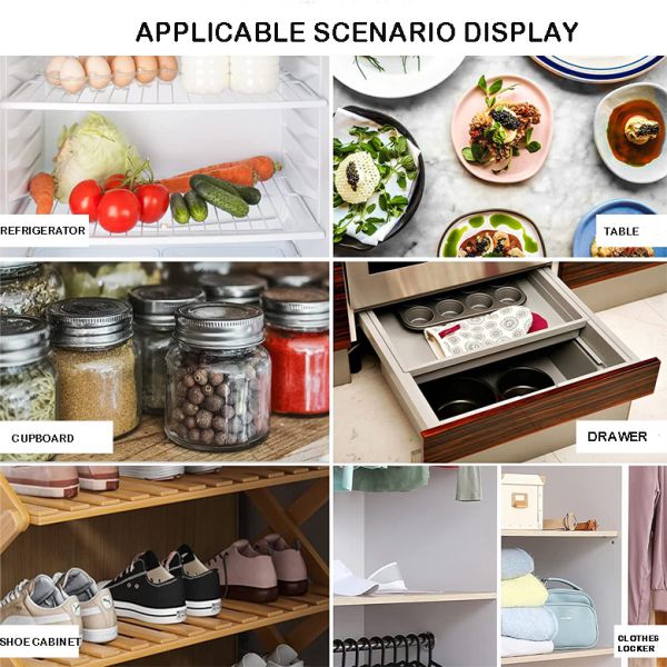 Прозрачная непроскальзывающая пластиковая подкладка для современных кухонных шкафов