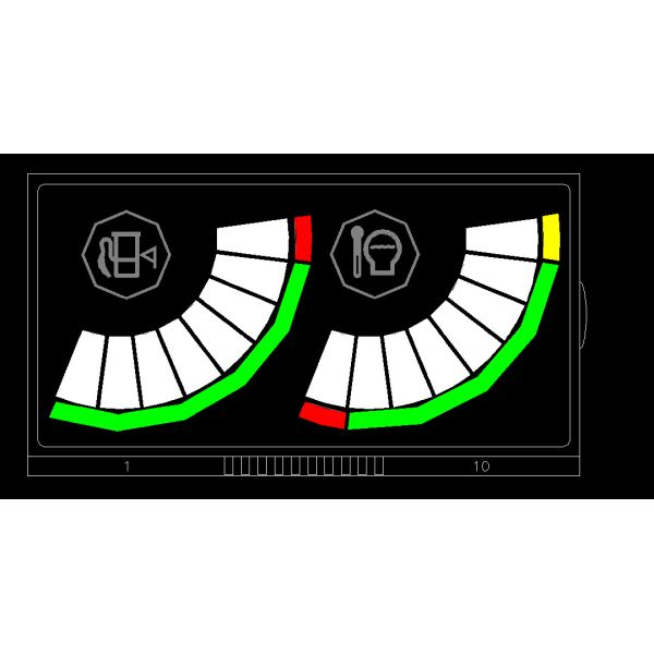 Настраиваемый подключатель PIN Контроллер транспортного средства TN 7-сегментный ЖК-модуль ЖК-экран 7-сегментный ЖК-дисплей