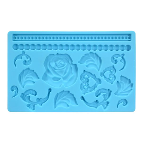 Flower Silicone Baking Utensils Cake Making Furniture Lace Silicone Fondant Molds