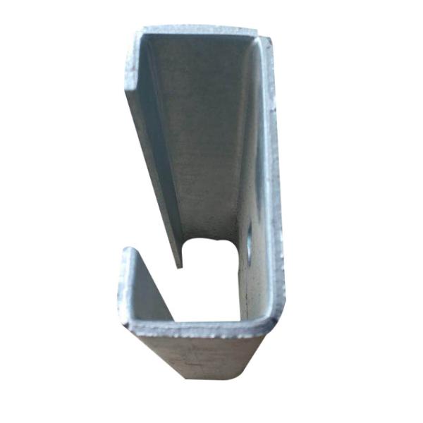 C Section Galvanized Steel Post Road Traffic Safety W Beam Guardrail Use