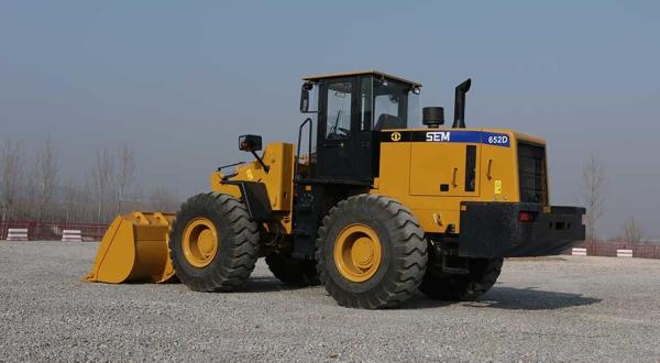 SEM652D wheel loader with pallet fork logging wheel loader for sale