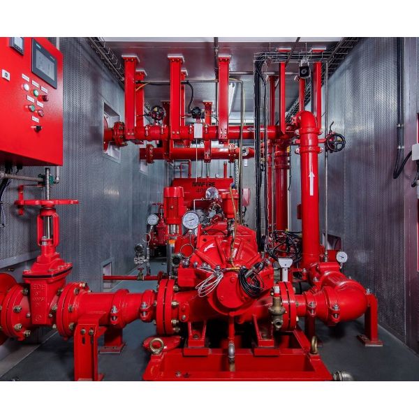 Containerised Fire-fighting Pump Sets with Flow 300–8000 GPM  UL FM NFPA20 Certified Complete Fire Pump System