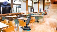 Restaurant Floor Scrubber Quiet Powerful Space Saving