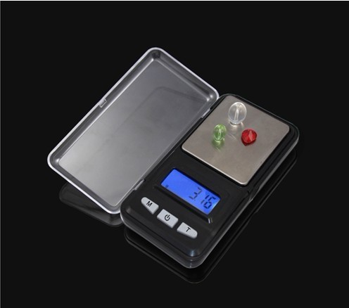 Backlight with bule or green and tare function pocket scale