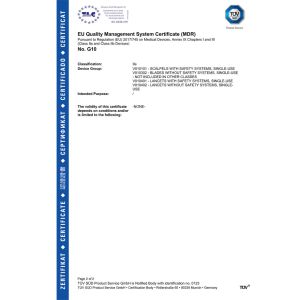 Suzhou Summit Medical Co., Ltd Certifications