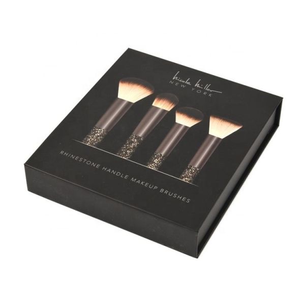 Косметика подарка установила пустые коробки упаковывая для паковать щеток макияжа