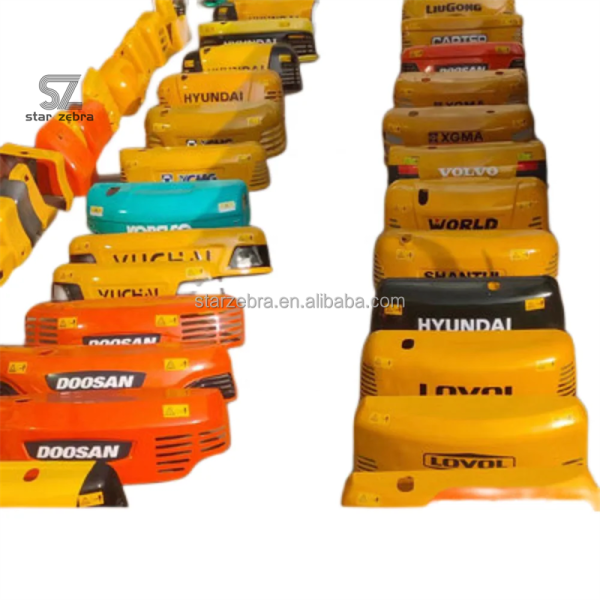 Construction Works Excavator Engine Cover with Rear Cover Battery Fuel Tank and Side Cover
