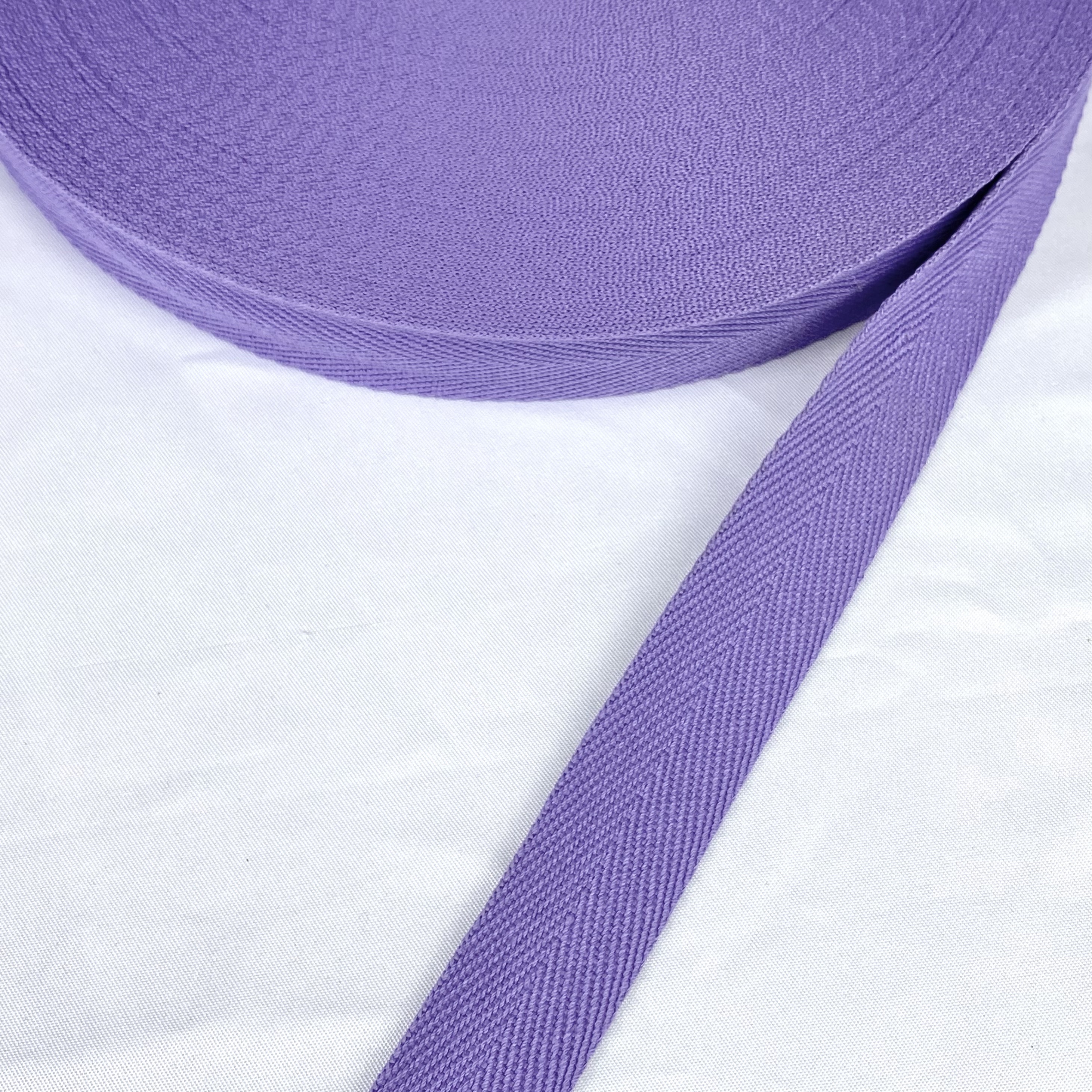 Herringbone polyester-cotton webbing Various colors Backpack strap Belt Handbag strap