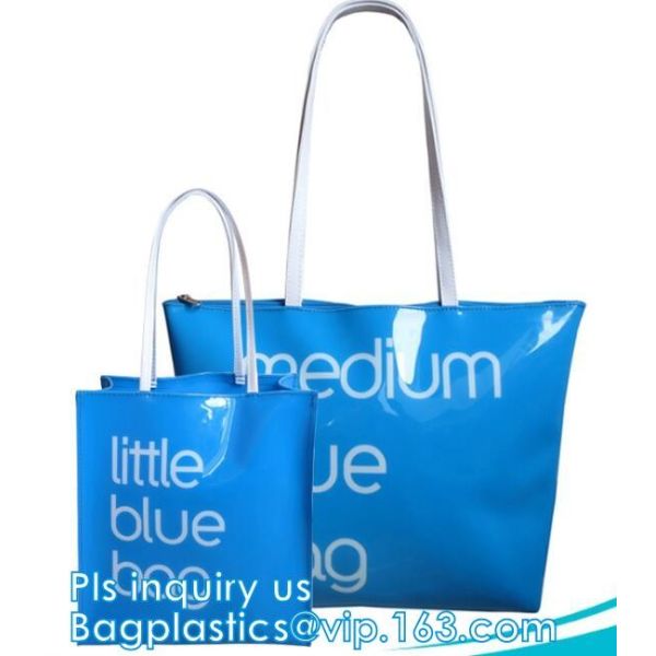 summer laser shoulder bag fashion transparent PVC tote handbag with chain, Waterproof Transparent Shoulder Bag with Cosm