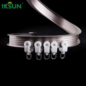 1.25mm Curved Shower Curtain Rail For Bay Window Aluminium Alloy 6063 T5