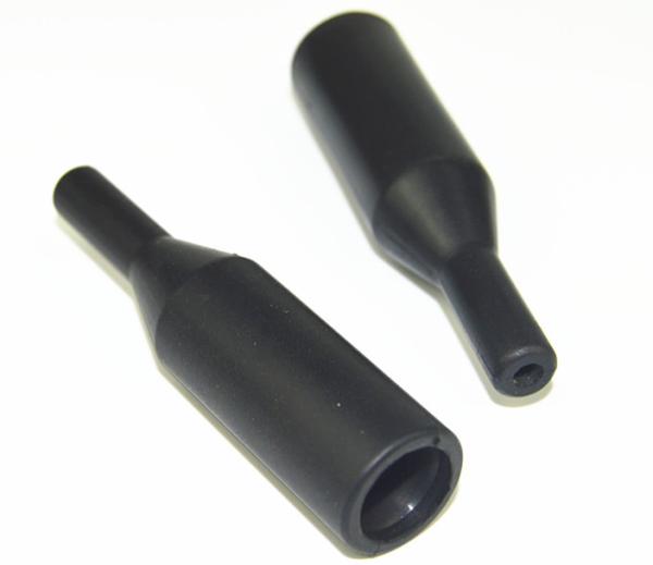 Saias de borracha pretas duráveis do cabo, bota de borracha do tempo para o cabo coaxial