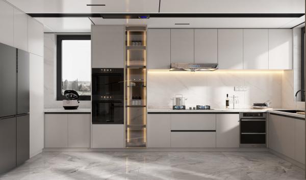 Smart Furniture Modern Cupboard Kitchen Cabinet For Apartment Hospital