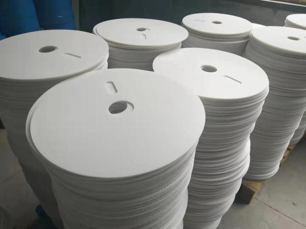 Anti Static Round Plastic Sheets Smooth White Plastic Sheets Recyclable