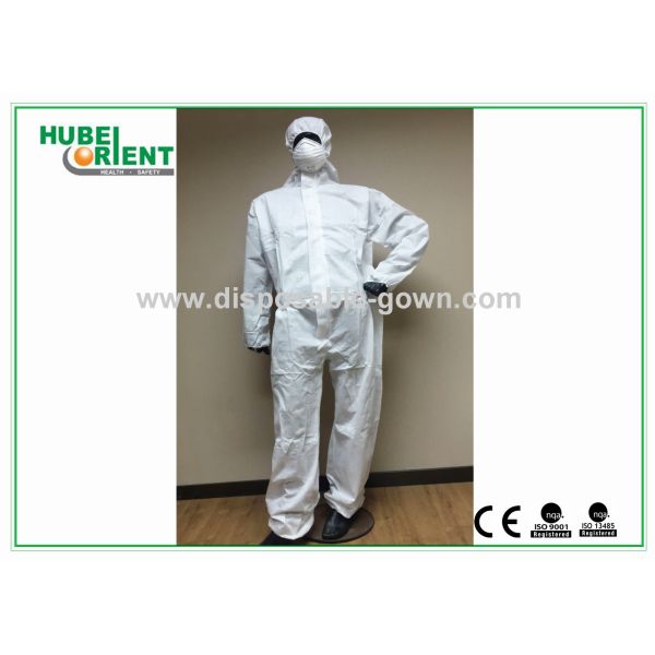 SMS Type 5 6 Disposable Coverall Suit / Anti Virus Disposable Protective Coverall