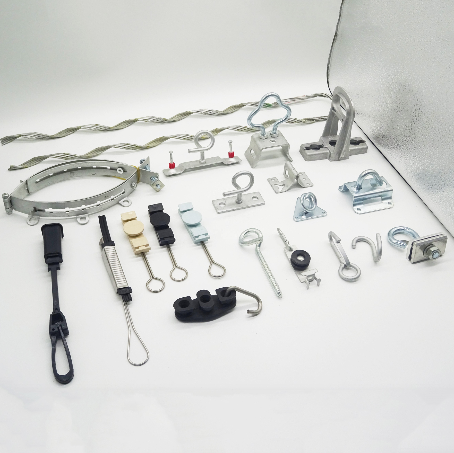 FTTH оптоволоконный кабель напряженный зажим PA PAL 500 600 1000 2000 3000 Adss Anchor Clamp