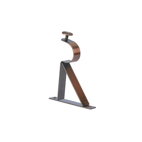 Anti Copper Plain Curtain Rod With 28 MM Diameter Aluminum Finial